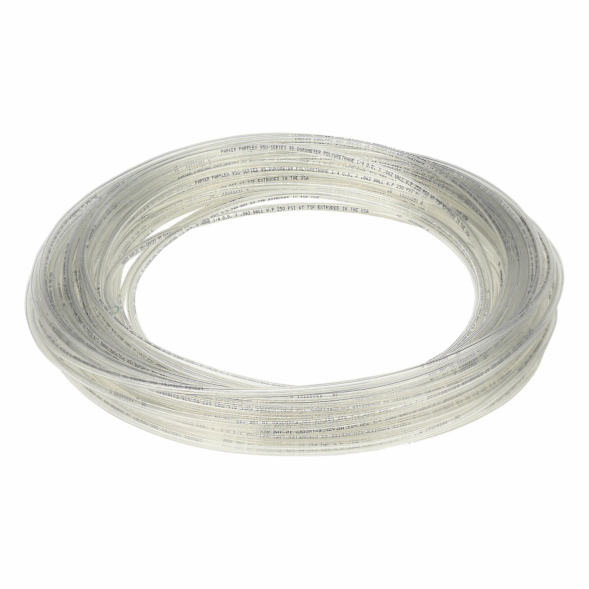 PARKER 95U-4-062-0100 Tubing, Polyurethane, ID. 1/8 Inch, OD. 1/4 Inch, 100 Ft Length, Natural | CT7KZZ 797DA9