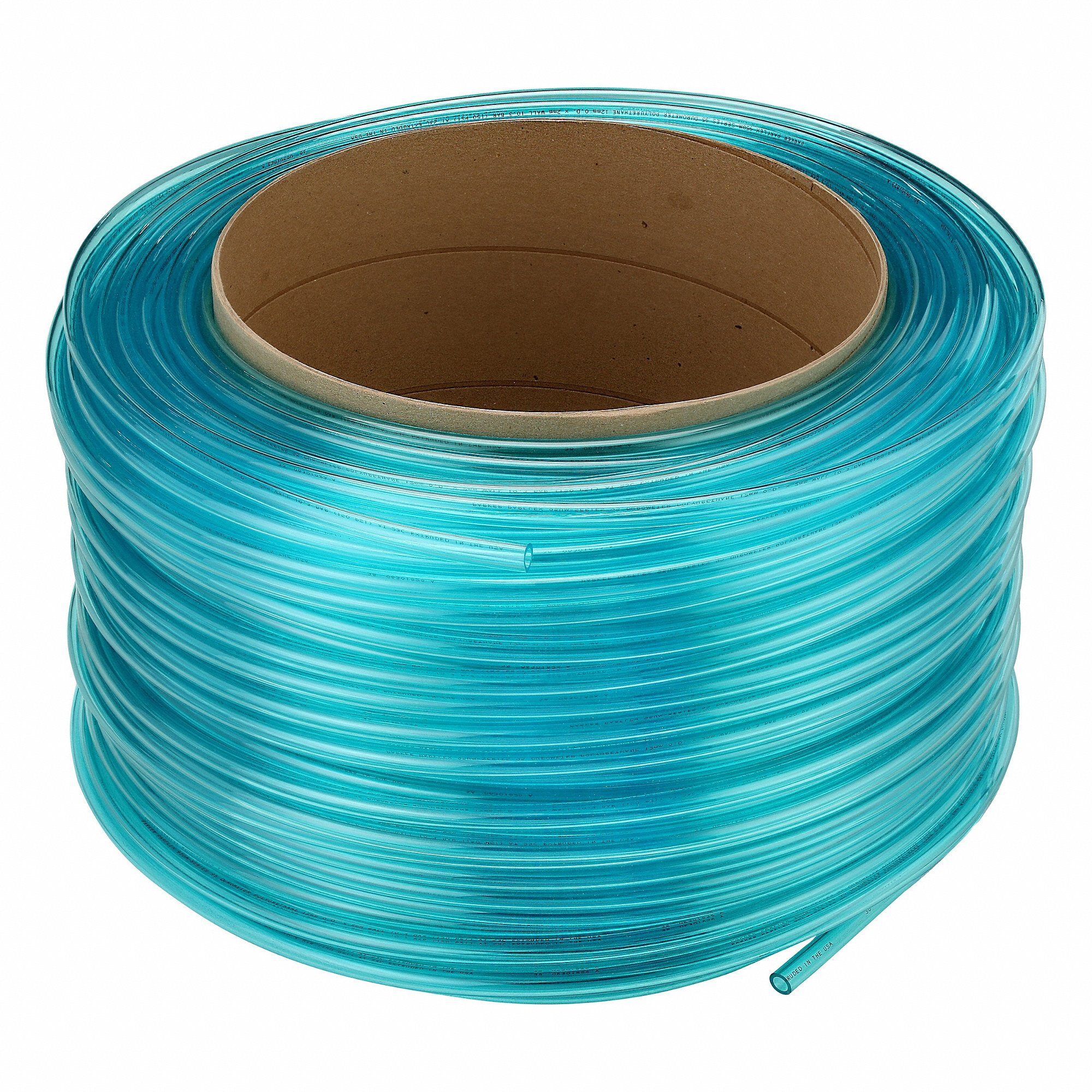 PARKER 95UM-12X2-TBL-0500 Tubing, Polyurethane, ID. 10 mm, OD. 12 mm, 500 Ft Length, Blue, Air/Water | CT7LAP 797DL9