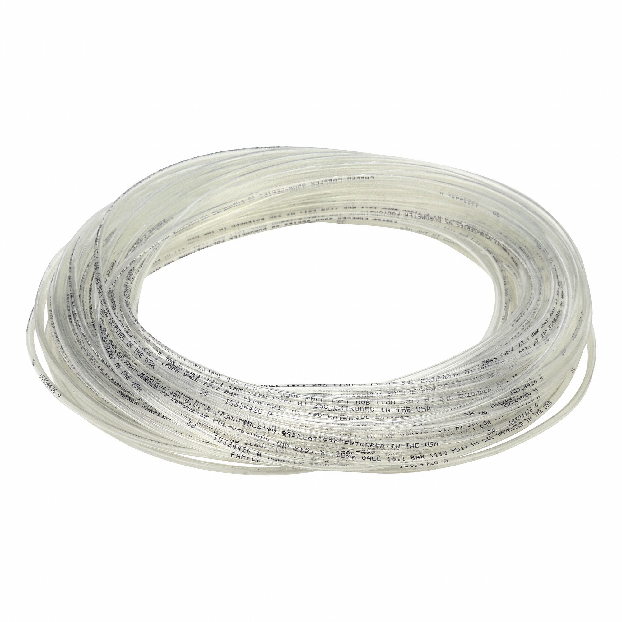 PARKER 95UM-4X.75-0100 Tubing, Polyurethane, ID. 2.5 mm, OD. 4 mm, 100 Ft Length, Natural | CT7LAV 797DG6