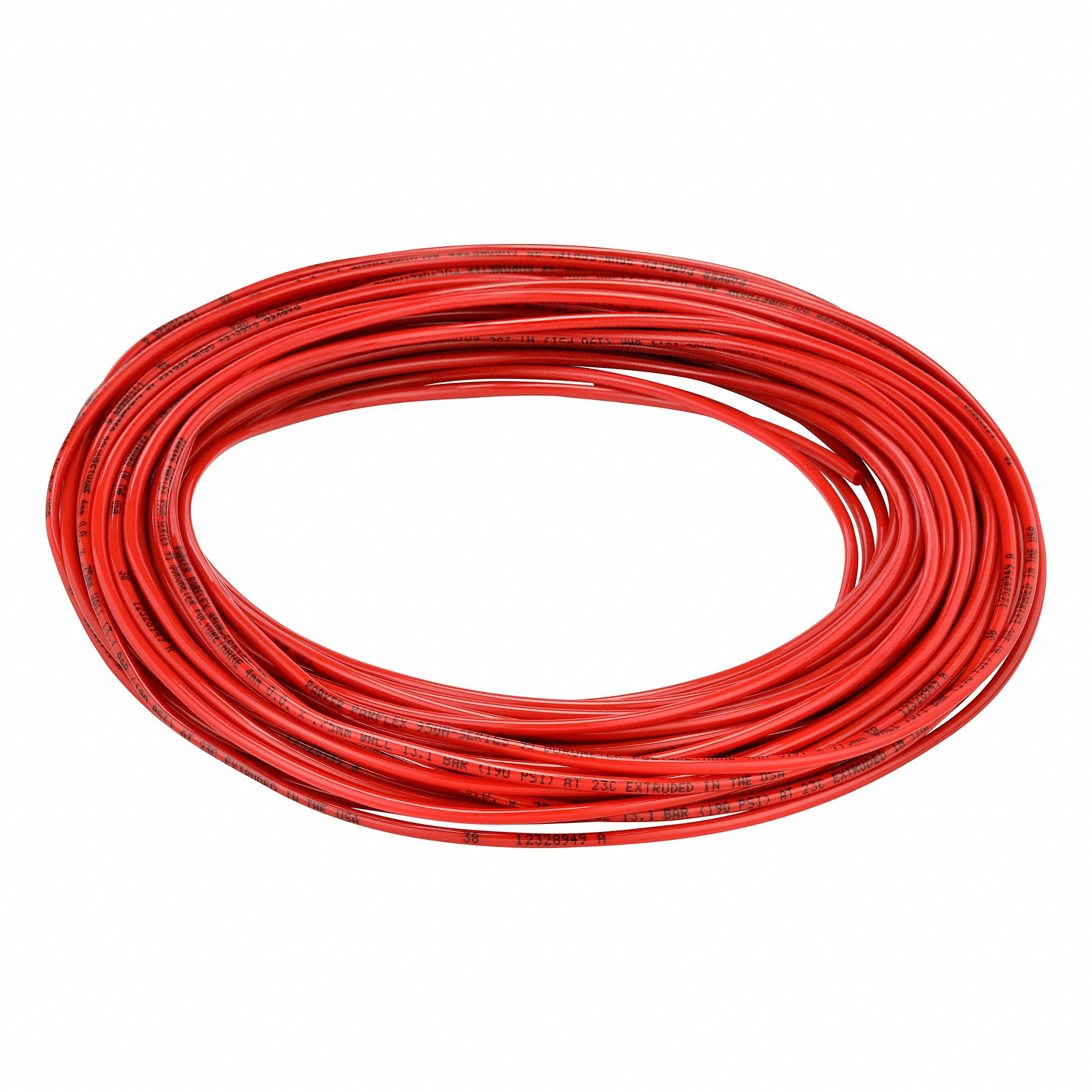 PARKER 95UM-4X.75-RED-0100 Tubing, Polyurethane, ID. 2.5 mm, OD. 4 mm, 100 Ft Length, Red | CT7LAW 797DH0