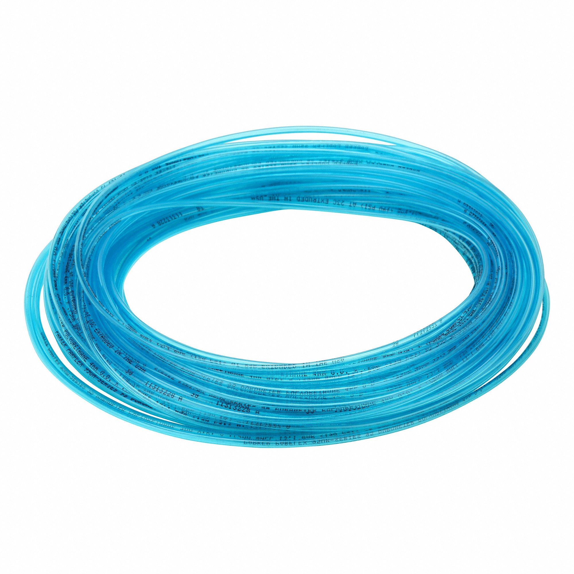 PARKER 95UM-4X.75-TBL-0100 Tubing, Polyurethane, ID. 2.5 mm, OD. 4 mm, 100 Ft Length, Blue, Air/Water | CT7LGM 797DH1