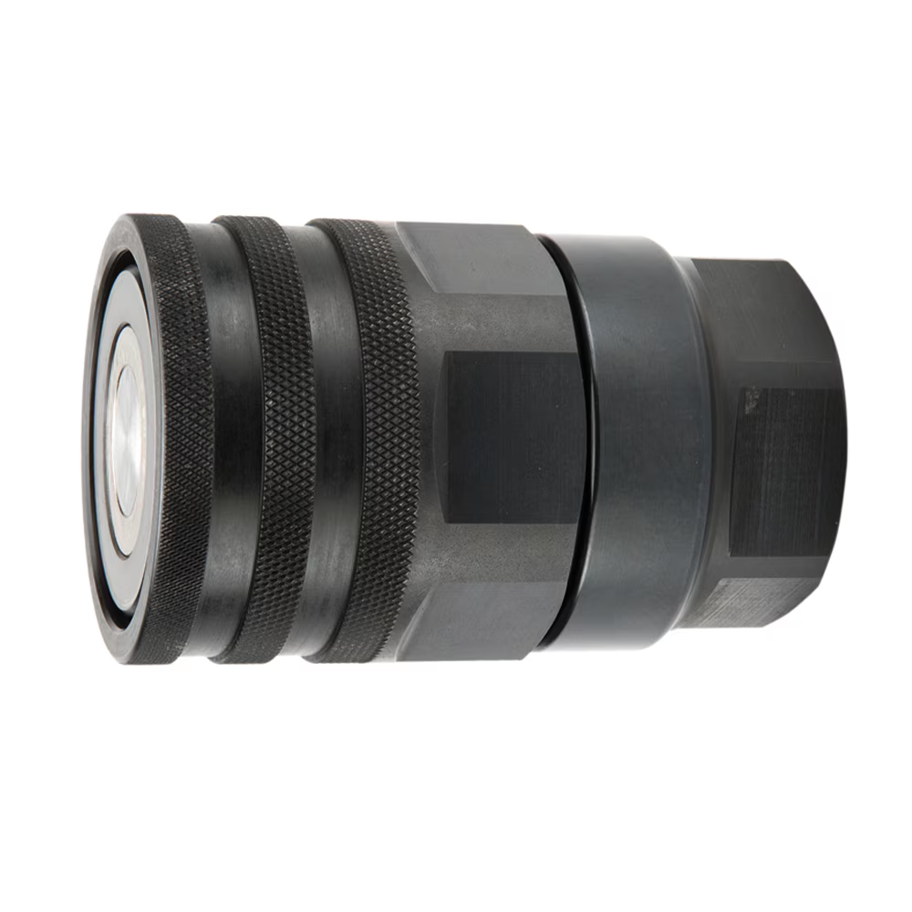 PARKER FET-1501-24FO Hydraulic Quick Connect Hose Coupling, 1 1/2 Inch Coupling Size, Steel | CT7GBG 55KV09