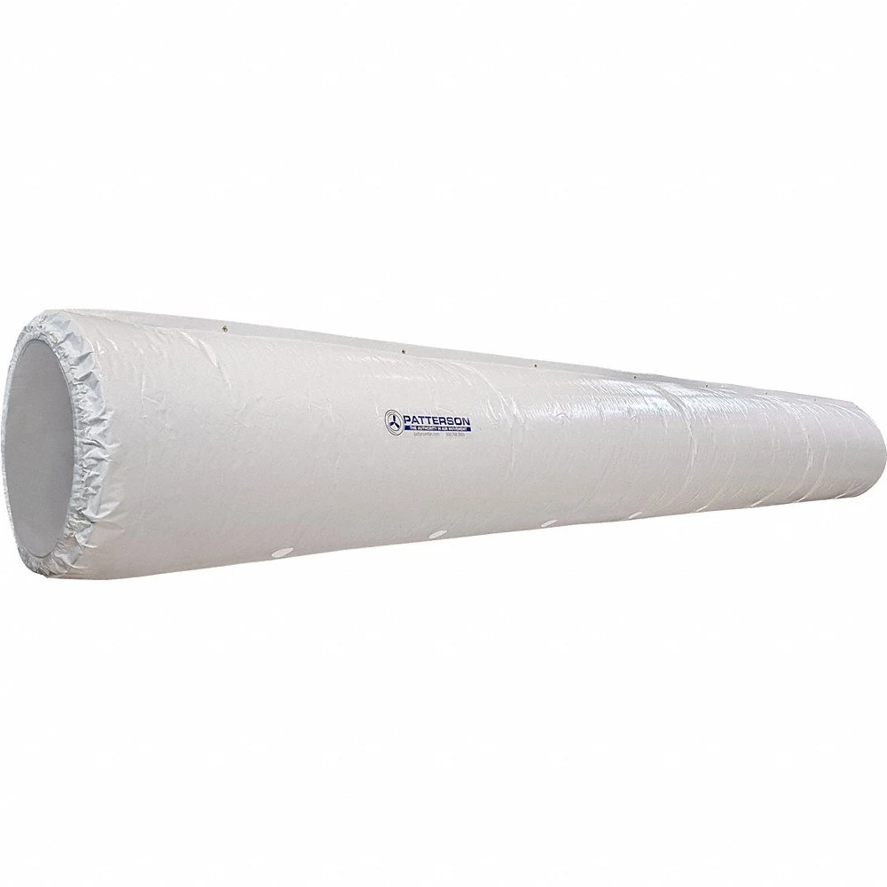 Fabric Duct, For 14 Inch Duct Dia, 60 ft Lg, Fabric Diffuser, Polypropylene, White