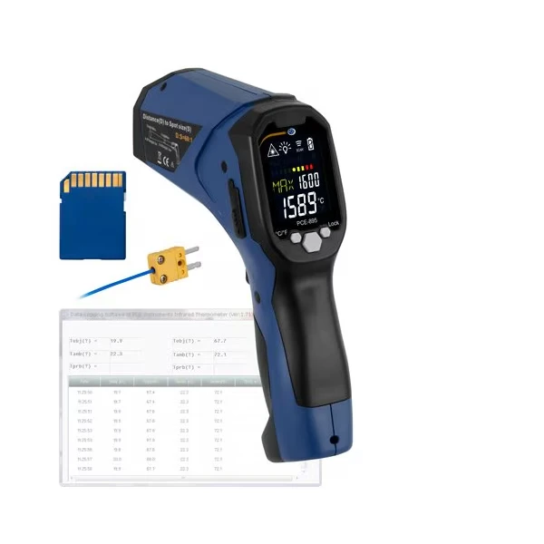 Digital Infrared Thermometer, USB Interface, -58 to 2912F