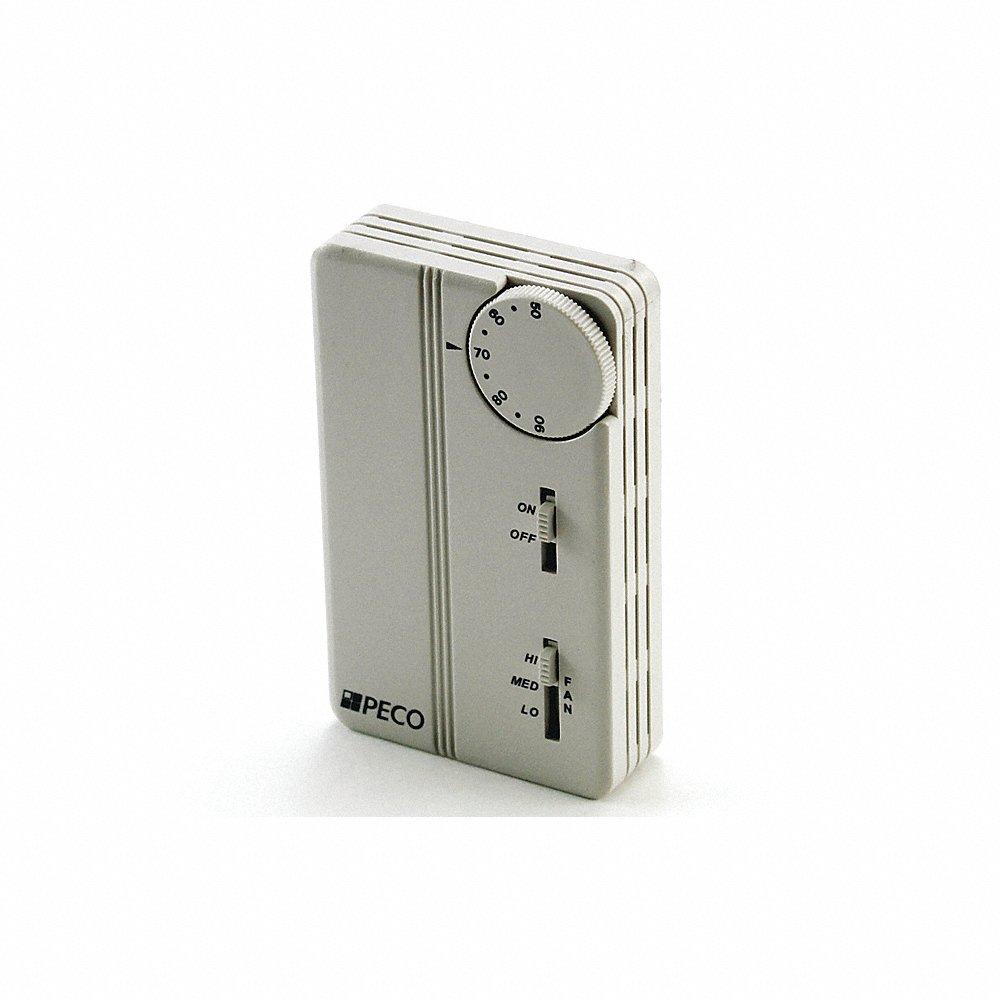 Thermostat marche/arrêt, 24-277 V, 3 SPD, vertical