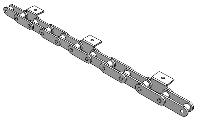 PEER CHAIN 32039 Roller Chain, C2060 Heavy Pitch, 50 Feet Length | CL8NCE