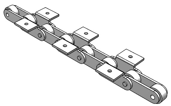 PEER CHAIN 39988 Roller Chain, C2042 Pitch, 100 Feet Length | CL8KMP