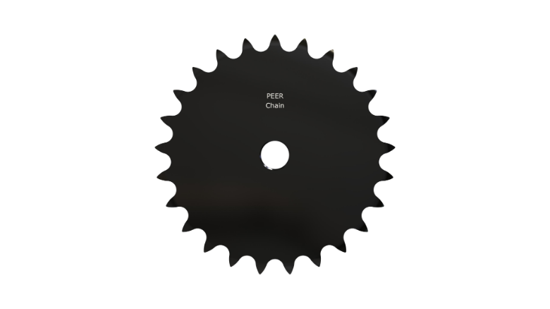 PEER CHAIN 43011 Sprocket, 1/2 Inch Size, Plain Bore, Hardened Teeth, Black Oxide | CL7ZTH