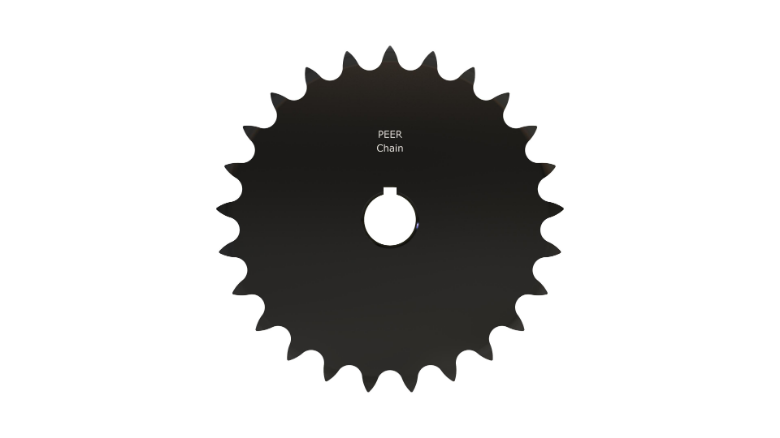 PEER CHAIN 43533 Sprocket, 1-3/16 Inch Size, Finished Bore, Hardened Teeth, Black Oxide | CL8BLY