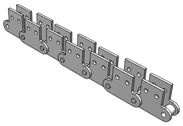 PEER CHAIN 44957 Roller Chain, 50 Feet Length, Stainless Steel | CL8NVL