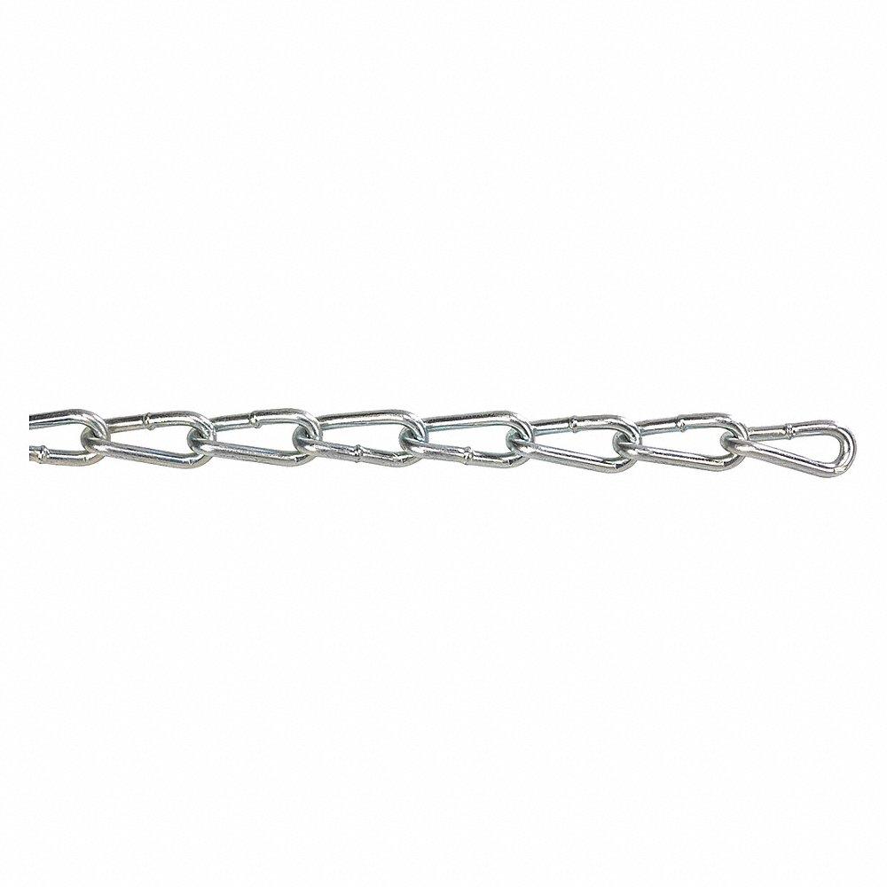PEERLESS 6010332 Chain, Carbon Steel, 3 Inch Trade Size, 270 lb, Zinc Plated, 100 ft Length | CT7PCK 48RR36