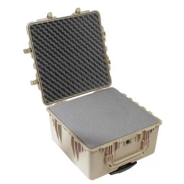 Desert Tan Protective Case, 27.2 InchL x 27-1/2 InchW x 16.3 InchD