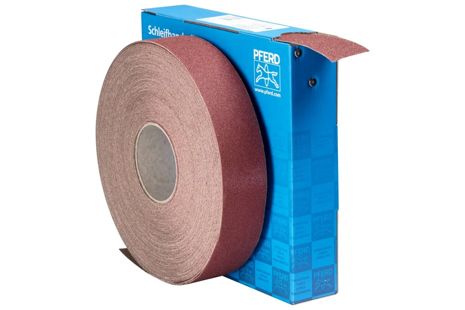 PFERD 47216 2 Inch Shop Roll, Resin/Resin Heavy Duty, 50 Yard Roll, Aluminum Oxide, 60 Grit | CY6VCR