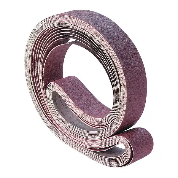 Coated Belt, Al/Oxd, 2 Inch x 132 Inch Size, 60 Grit, Coated, Aluminum Oxide