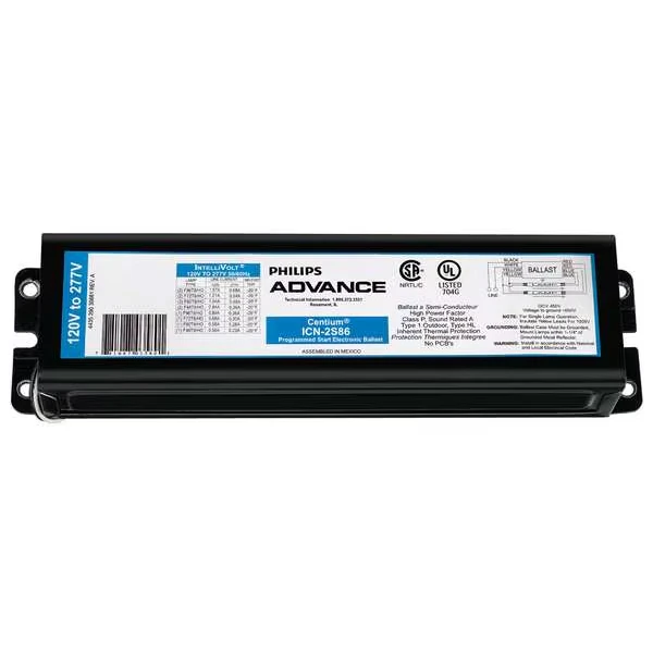 47 to 188 Watts, 1 or 2 Lamps, Electronic Ballast