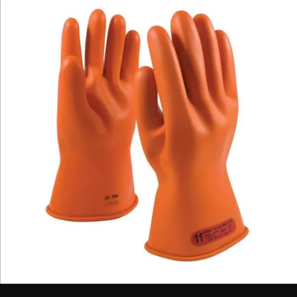 PIP 147-0-11/10.5 Electrical Safety Insulating Gloves, 10 Inch Size, Orange, Pair | CL8UZY