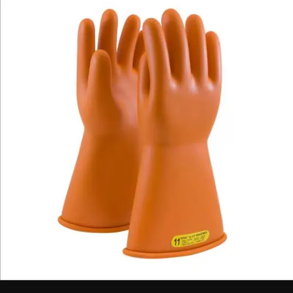 PIP 147-2-14/9 Electrical Safety Insulating Gloves, 9.5 Inch Size, Orange, Pair | CL8VBA