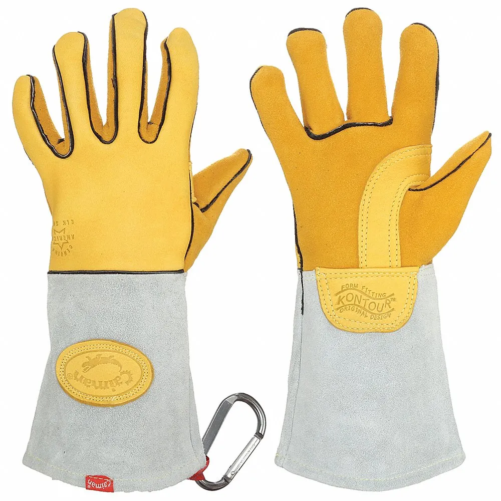 PIP 1485-5 Welding Protection Gloves, L, Tan, Pair | CL8VEA