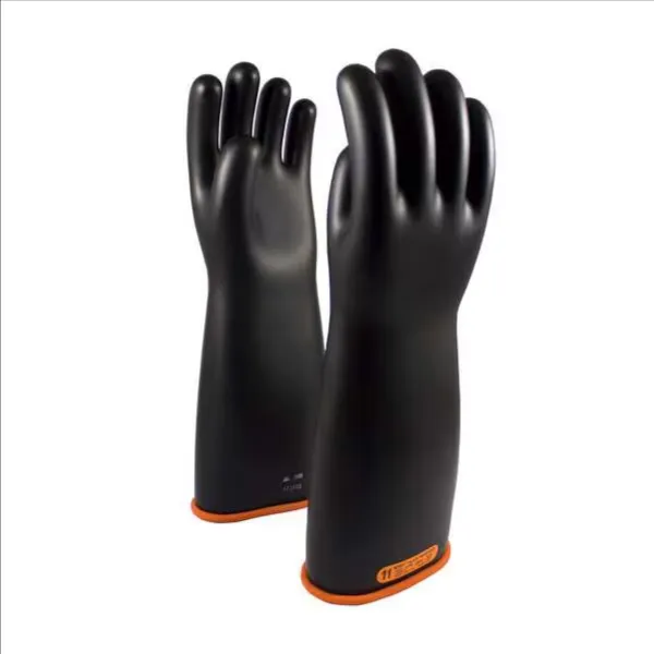 PIP 155-4-18/11 Electrical Safety Leather Cover Gloves, 11 Inch Size, Pair | CL8VUU