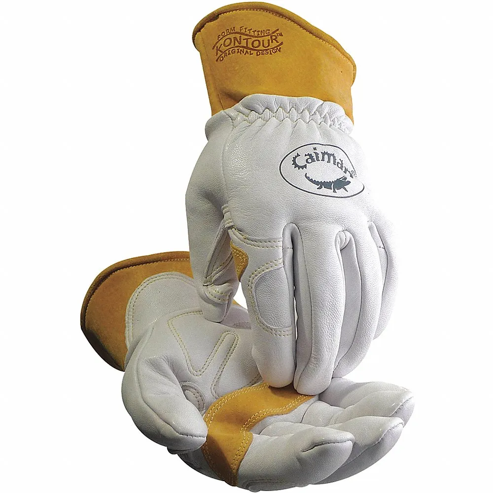 PIP 1871-3 Welding Protection Gloves, S, Gold, Pair | CL8WXZ