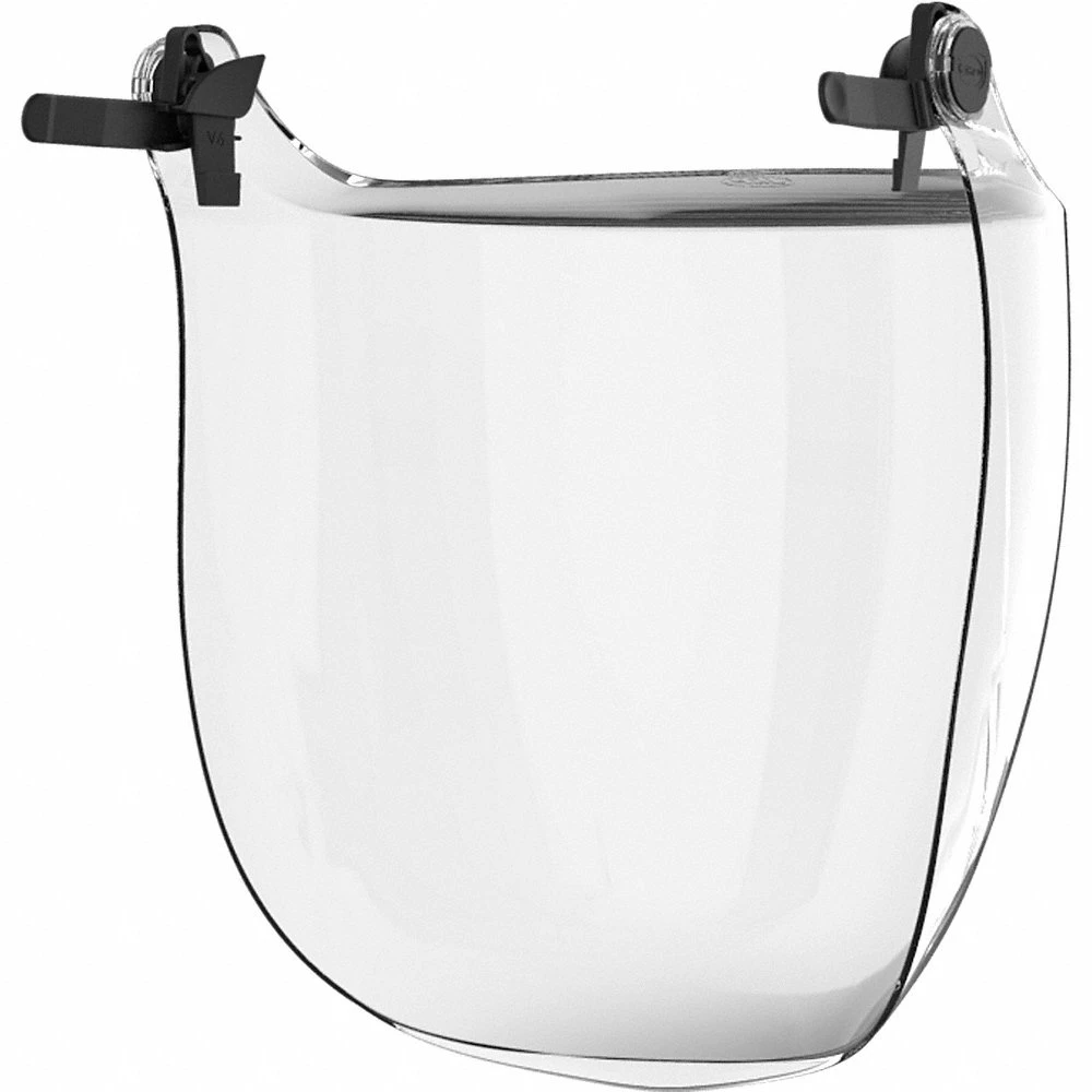 Face Shield, Anti-Fog/Scratch-Resistant, Reusable, Clear, Polycarbonate Visor Material