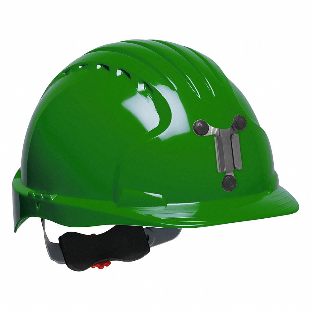 PIP 280-EV6151M-30 Head Protection Hard Hats, OS, Green, Each | CL8ZLL