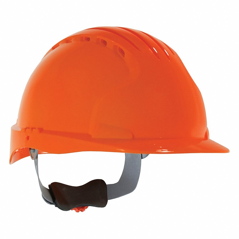 PIP 280-EV6151V-OR Head Protection Hard Hats, OS, White, Each | CL8ZMZ