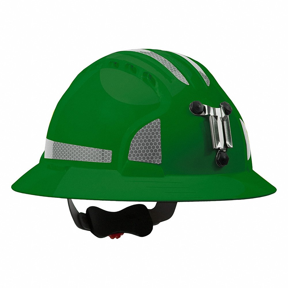 PIP 280-EV6161MCR2-30 Head Protection Hard Hats, OS, Green, Each | CL8ZNX