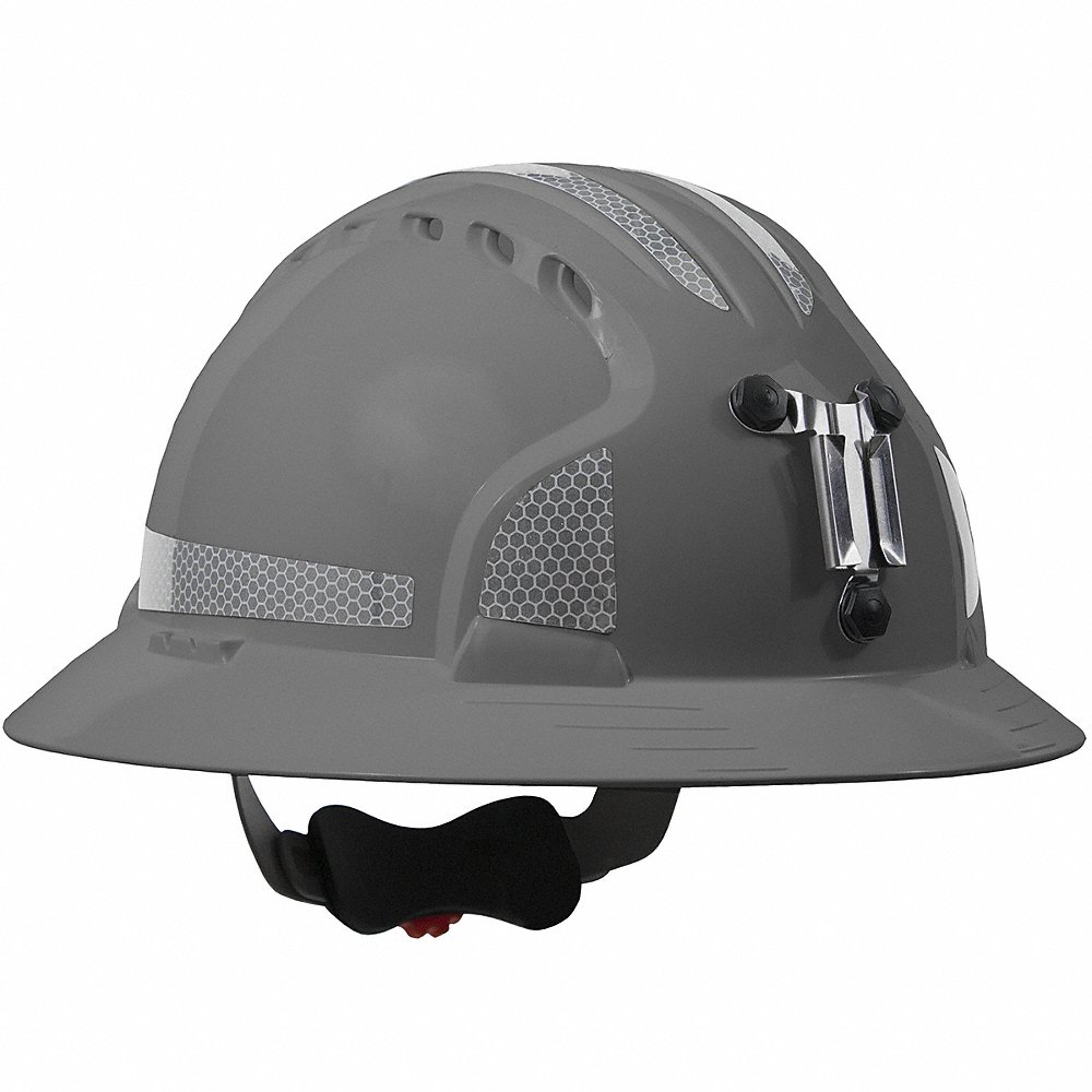 PIP 280-EV6161MCR2-40 Head Protection Hard Hats, OS, Gray, Each | CL8ZNY