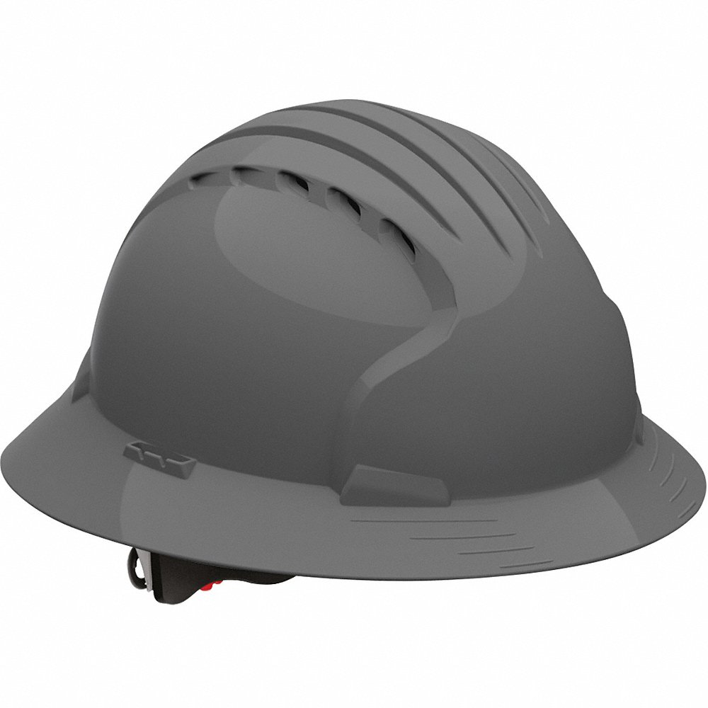 PIP 280-EV6161V-40 Head Protection Hard Hats, OS, Red, Each | CL8ZPF