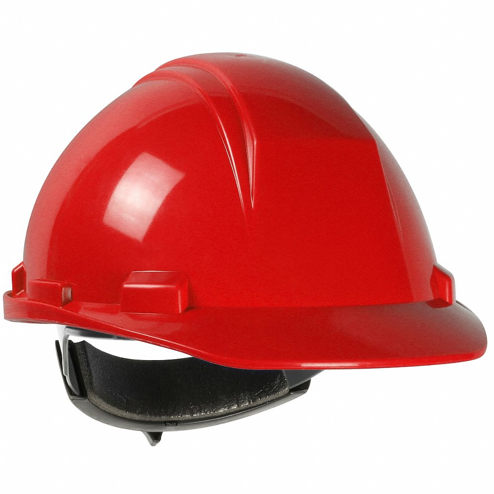 PIP 280-HP542R-05 Head Protection Hard Hats, OS, Red, Each | CL8ZXZ