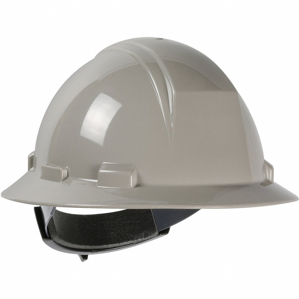 PIP 280-HP642R-09 Head Protection Hard Hats, OS, Gray, Each | CL9AAT