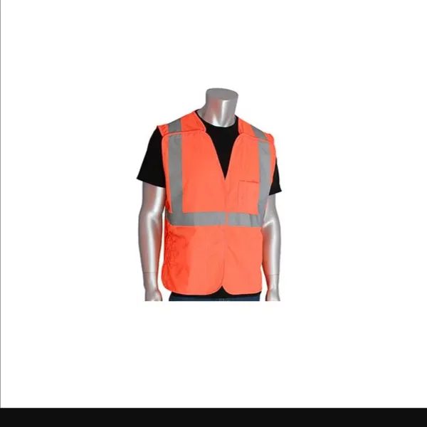 PIP 302-5PVOR-M Protective Clothing High Visibilty Vest, M, Hi-Vis Yellow, Each | CL9BPB