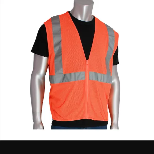 PIP 302-MVGZOR-5X Protective Clothing High Visibilty Vest, 5XL, Hi-Vis Yellow, Each | CL9BRR