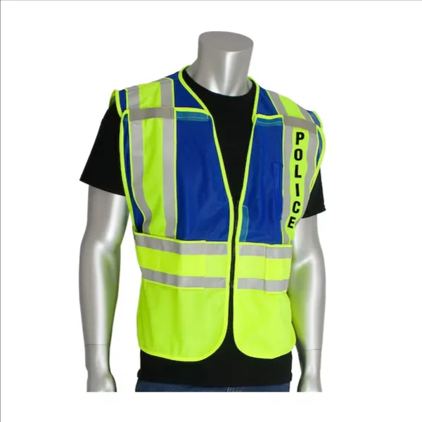 PIP 302-PSV-BLU-2X/5X Protective Clothing High Visibilty Vest, 2XL-5XL, Red, Each | CL9BVD