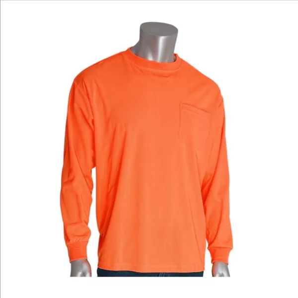 PIP 310-1100-OR/XL Protective Clothing High Visibility Shirt, XL, Hi-Vis Yellow, Each | CL9CMC