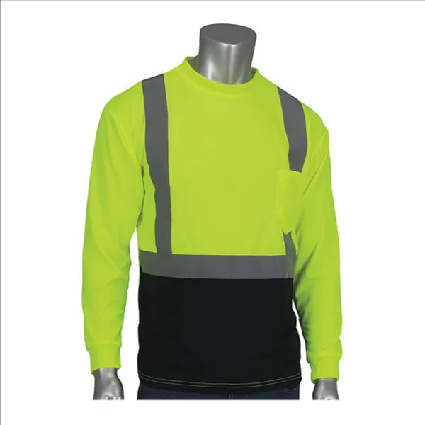 PIP 312-1350B-LY/3X Protective Clothing High Visibility Shirt, 3XL, Hi-Vis Yellow, Each | CL9CRU