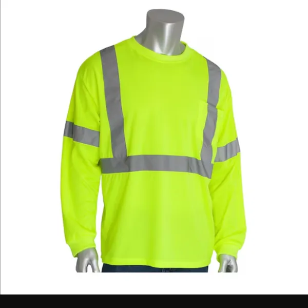 PIP 313-1300-LY/3X Protective Clothing High Visibility Shirt, 3XL, Hi-Vis Orange, Each | CL9CUQ