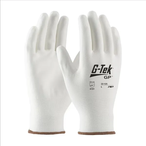 PIP 33-125/M Hand Protection Seamless Glove Coated, M, White, Dozen | CL9DKV