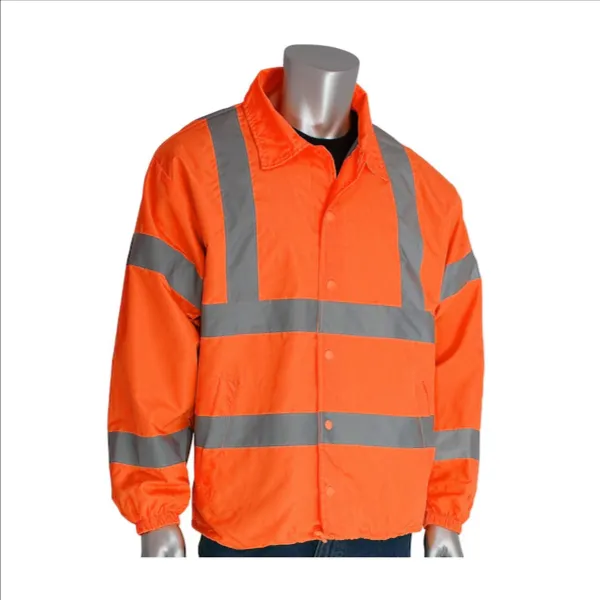 PIP 333-WBOR-5X Protective Clothing High Visibilty Jacket, 5XL, Hi-Vis Yellow, Each | CL9DYG
