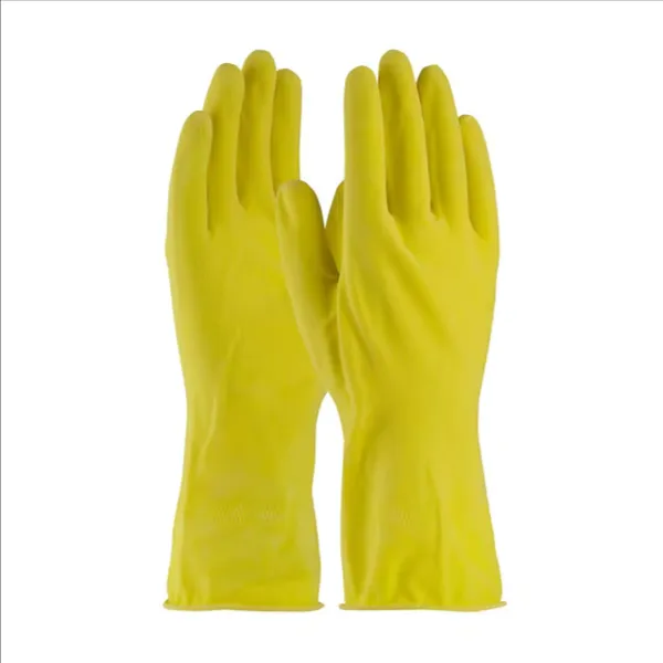 PIP 48-L160Y/M Hand Protection Chemical Resistant Coated Gloves, M, Yellow, Dozen | CL9HTK