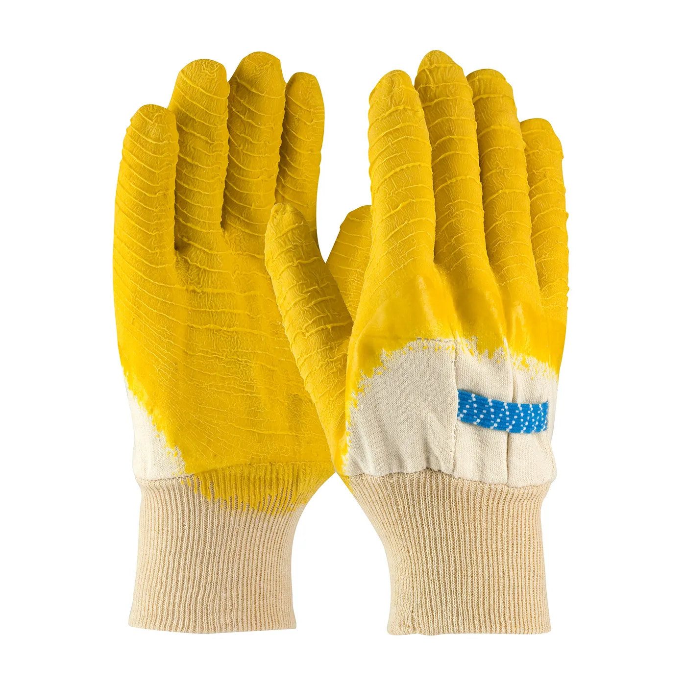 PIP 55-3271 Hand Protection Chemical Resistant Coated Gloves, Men, Hi-Vis Yellow, Dozen | CL9JBP