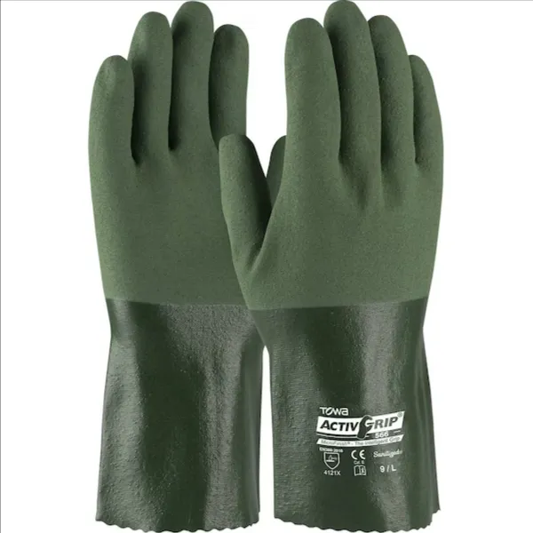PIP 56-AG566/XL Hand Protection Chemical Resistant Coated Gloves, XL, Gray, Dozen | CL9JGV