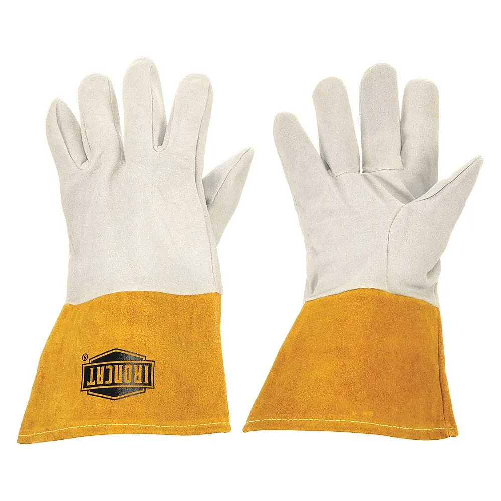 PIP 6130/S Welding Protection Gloves, S, Natural, Pair | CL9JNL