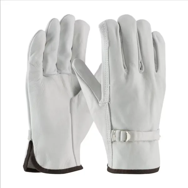 PIP 68-153/L Hand Protection Leather Driver Gloves, L, Natural, Dozen | CL9JXZ