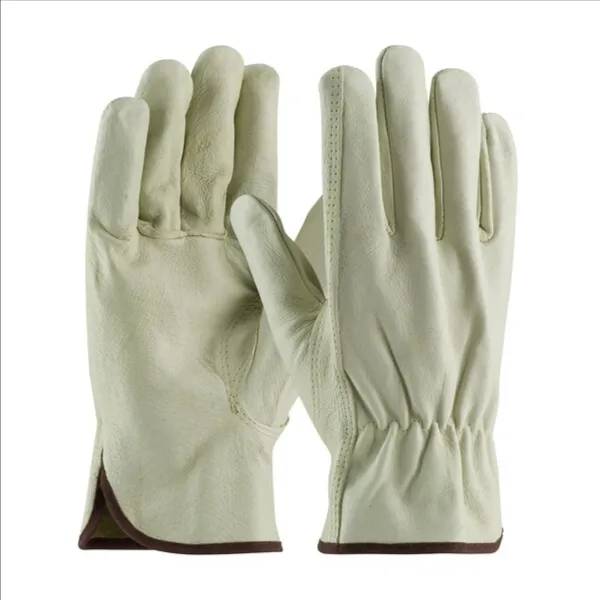 PIP 70-361/S Hand Protection Leather Driver Gloves, S, Gold, Dozen | CL9KCV