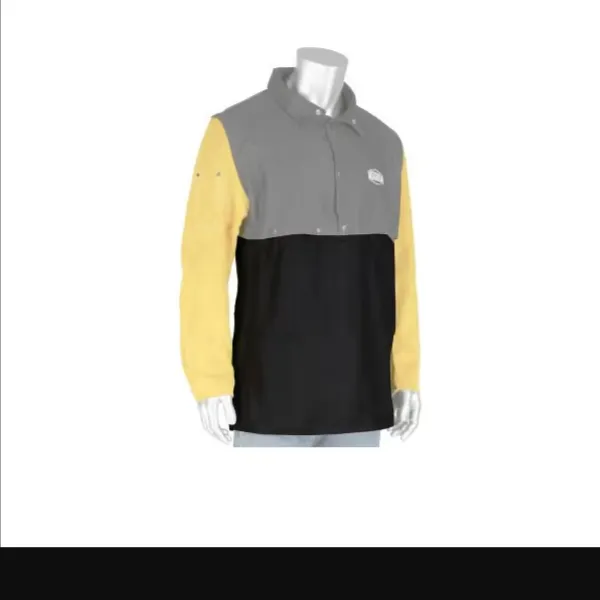 PIP 8052/M Welding Protection Jacket, M, Yellow, Each | CL9LGQ