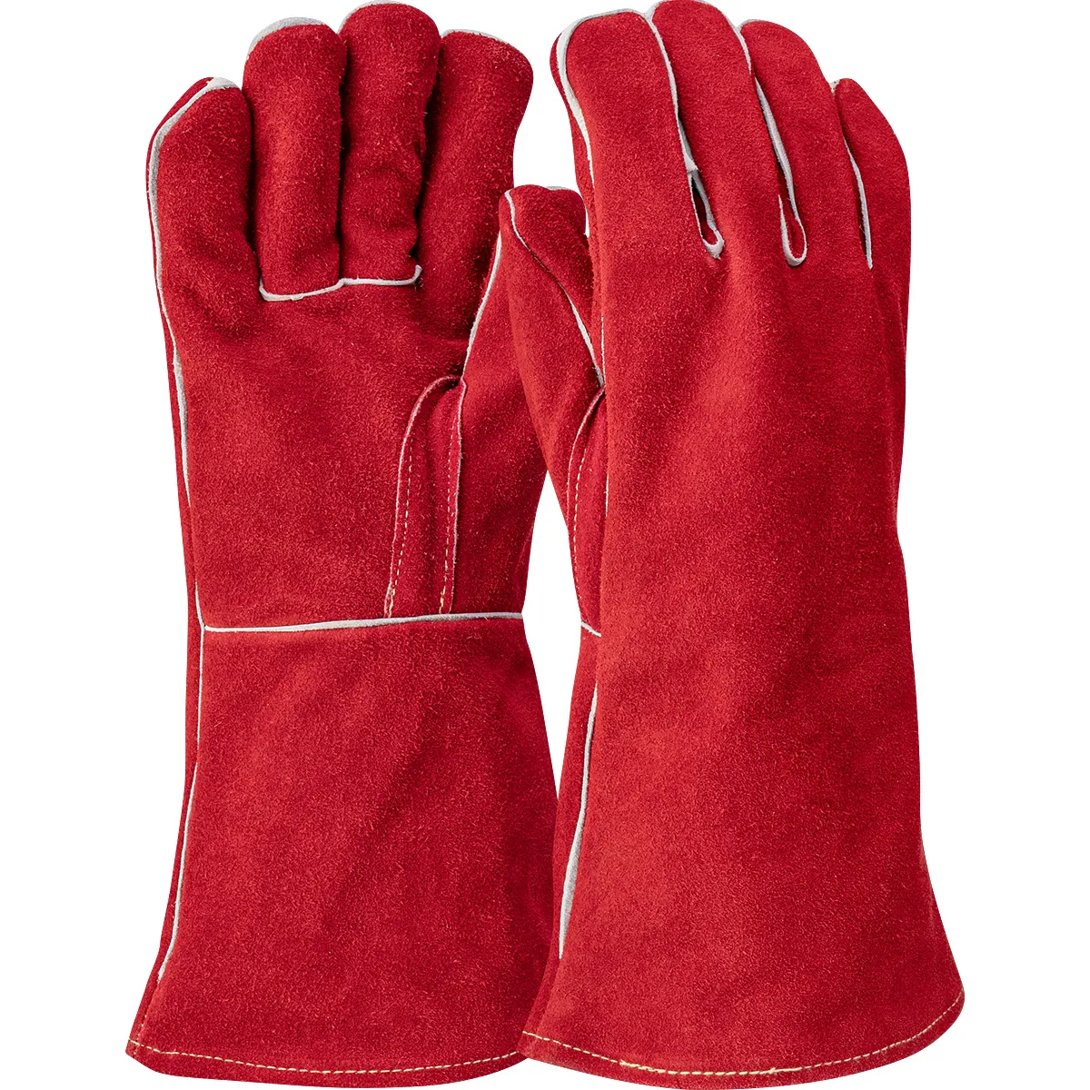 PIP 9400 Welding Protection Gloves, L, Gray, Dozen | CL9MXE