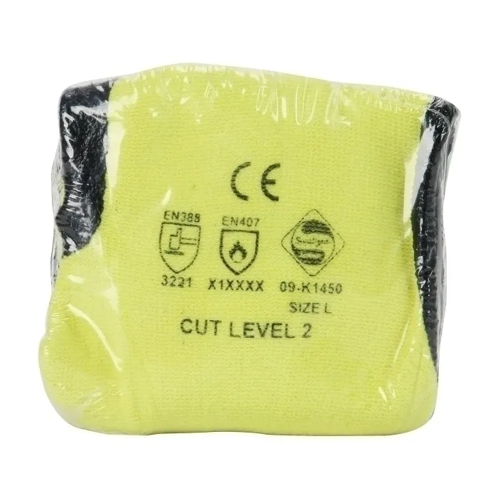 PIP 09-K1450V/L Hand Protection Cut Resistant Gloves, L, Yellow, Pair | CL8TWY