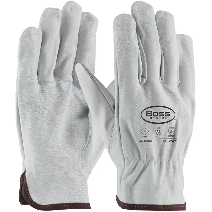 PIP 09-LC533AR/L Hand Protection Hi Performance Glove, L, Natural, Dozen | CL8TZW